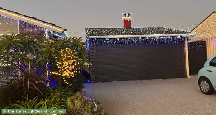Christmas Light display at 5 Waraker Way, Leeming