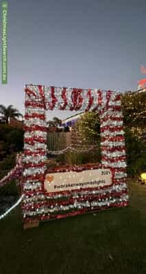 Christmas Light display at 5 Waraker Way, Leeming