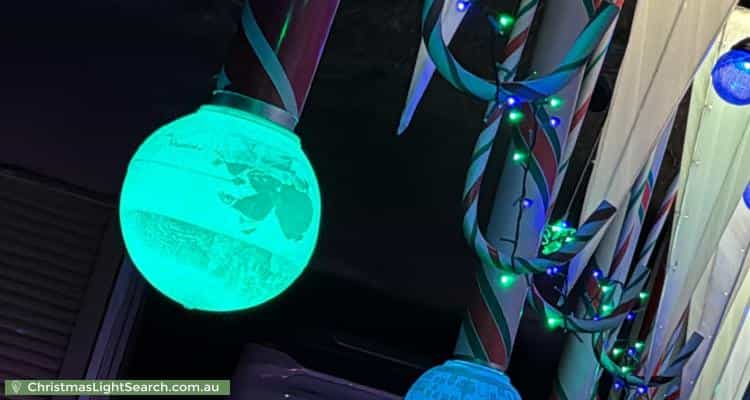 Christmas Light display at 10 Hope Place, Waikiki