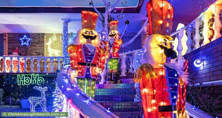 Christmas Light display at 12 Maidstone Street, Mount Tarcoola