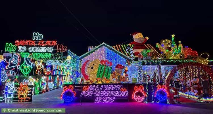 Christmas Light display at 7 South Street, Tempe