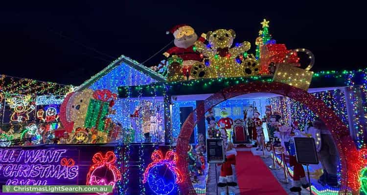 Christmas Light display at 7 South Street, Tempe