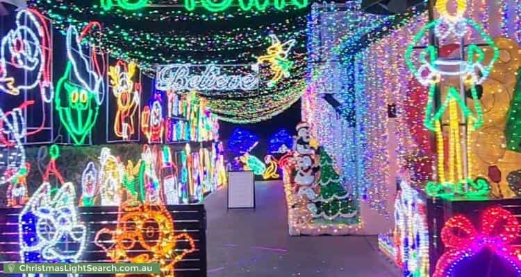 Christmas Light display at 7 South Street, Tempe