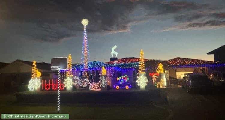 Christmas Light display at  Tahoe Close, Thornlie