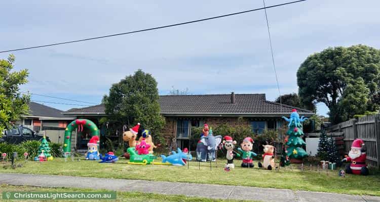 Christmas Light display at 22 Michele Drive, Scoresby