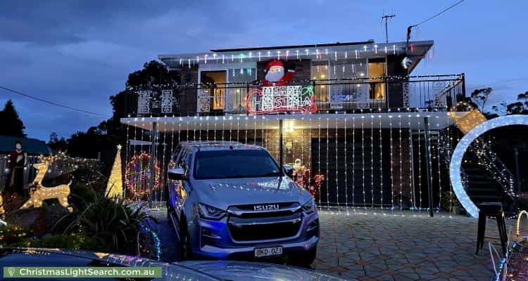 Christmas Light display at  Purdon Street, Old Beach