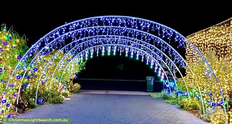 Christmas Light display at 69 Castella Drive, Caversham