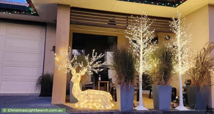 Christmas Light display at 7 Gardenvale Court, Norman Gardens