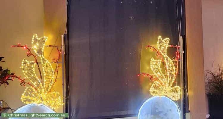 Christmas Light display at 7 Gardenvale Court, Norman Gardens