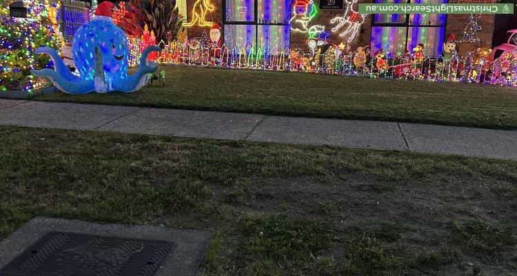 Christmas Light display at 29 Peebles Street, Endeavour Hills