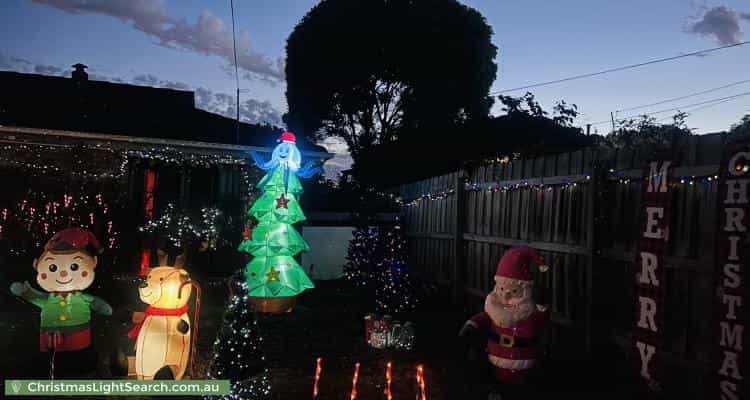 Christmas Light display at 22 Michele Drive, Scoresby