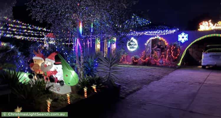 Christmas Light display at 3 Shetland Drive, Wantirna