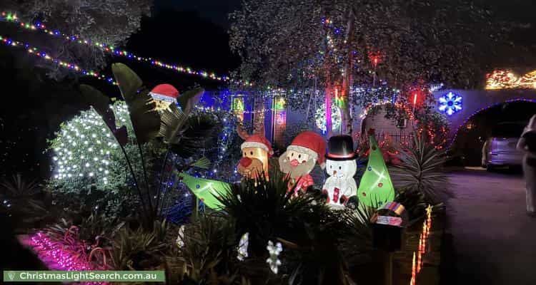 Christmas Light display at 3 Shetland Drive, Wantirna