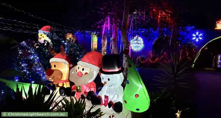 Christmas Light display at 3 Shetland Drive, Wantirna