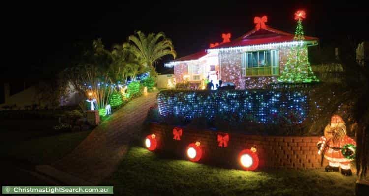 Christmas Light display at 4 Creswell Court, Tannum Sands