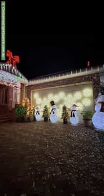 Christmas Light display at 4 Creswell Court, Tannum Sands