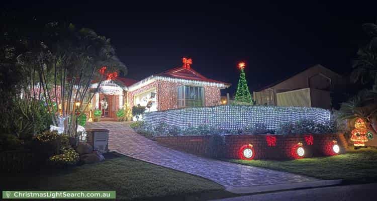 Christmas Light display at 4 Creswell Court, Tannum Sands