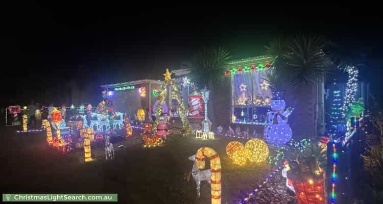 Christmas Light display at 35 Clarafield Crescent, Tarneit