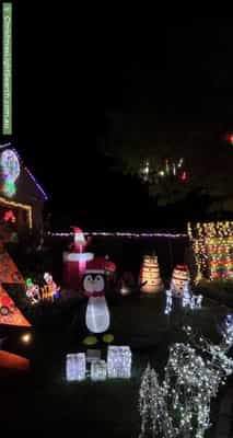 Christmas Light display at 42 Hodder Street, Brighton East