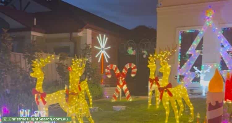 Christmas Light display at 87 Shakespeare Avenue, Magill