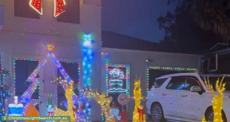Christmas Light display at 87 Shakespeare Avenue, Magill