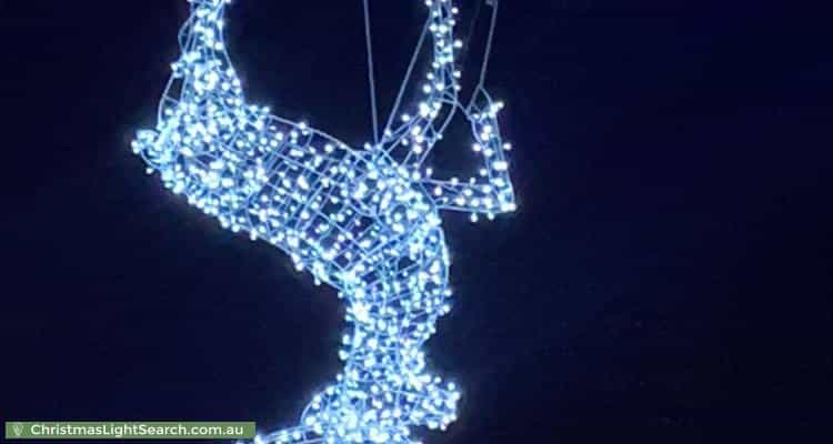 Christmas Light display at 6 Tahoe Close, Thornlie