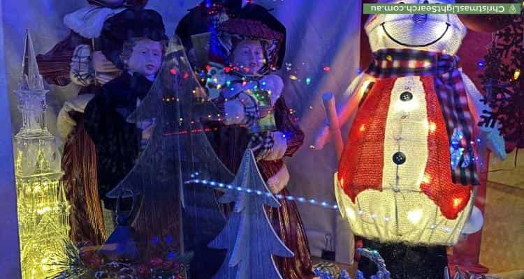 Christmas Light display at 31 Bindoon Loop, Huntingdale