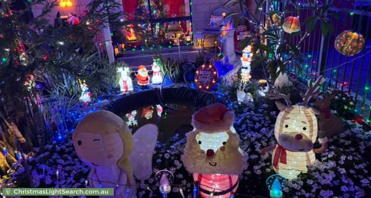 Christmas Light display at 31 Bindoon Loop, Huntingdale