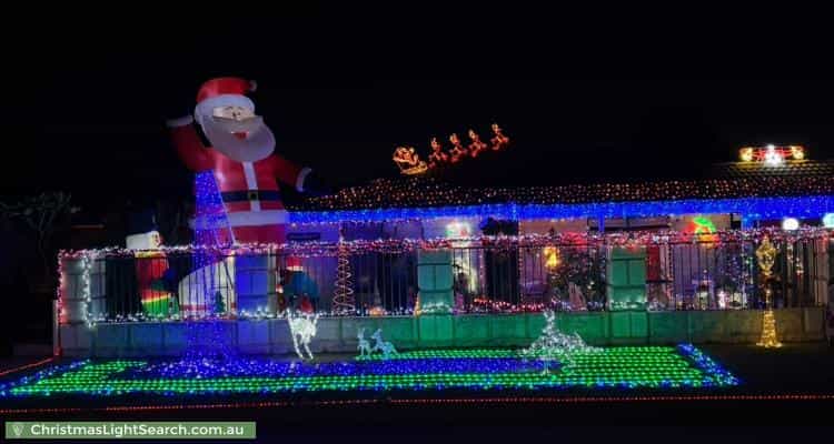 Christmas Light display at 31 Bindoon Loop, Huntingdale