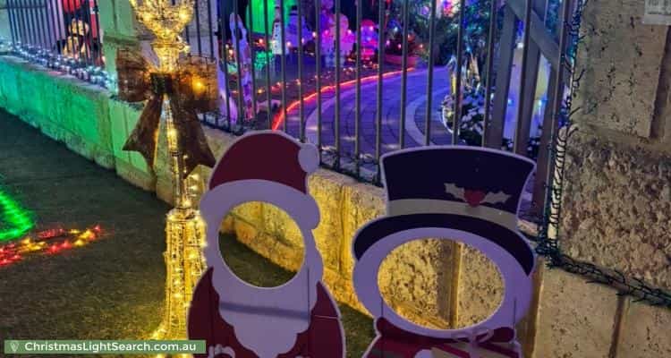Christmas Light display at 31 Bindoon Loop, Huntingdale