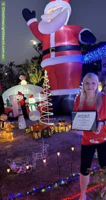 Christmas Light display at 31 Bindoon Loop, Huntingdale