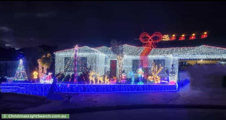 Christmas Light display at  Tomas View, Clarkson