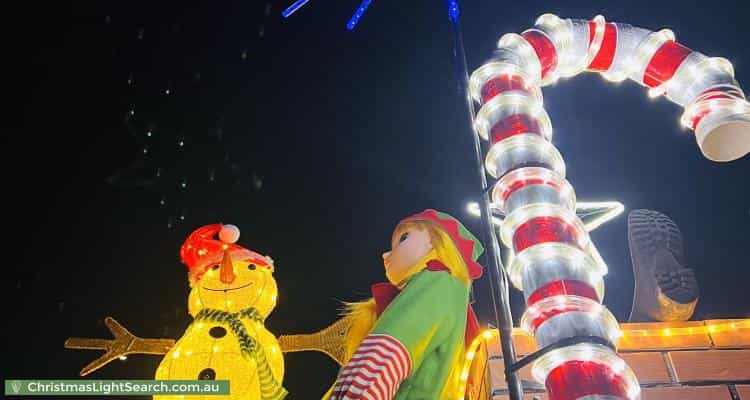 Christmas Light display at  Yamba Road, Yamba