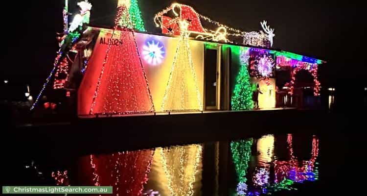 Christmas Light display at  Yamba Road, Yamba