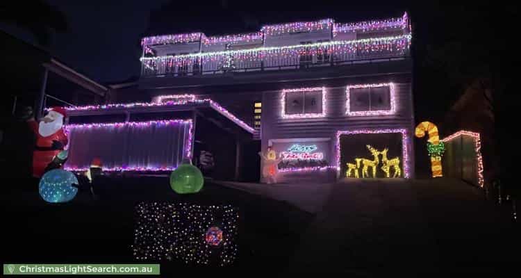 Christmas Light display at 55 Platypus Road, Berkeley Vale