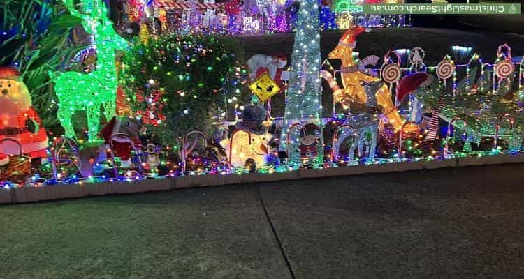 Christmas Light display at 29 Peebles Street, Endeavour Hills
