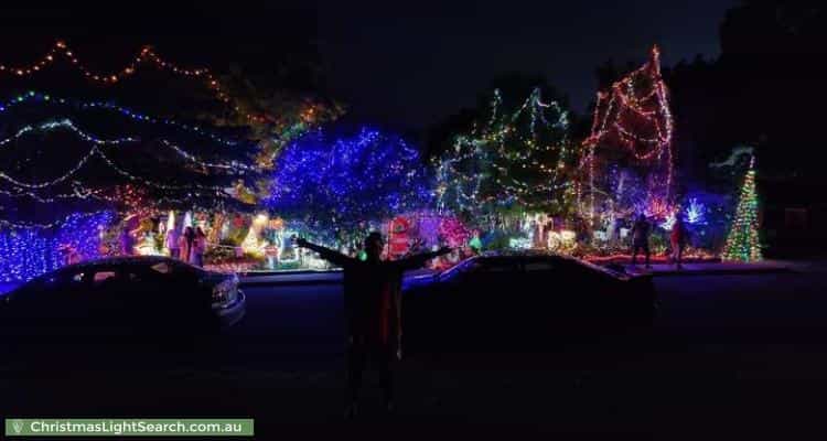 Christmas Light display at 79 Nari Drive, Sheidow Park
