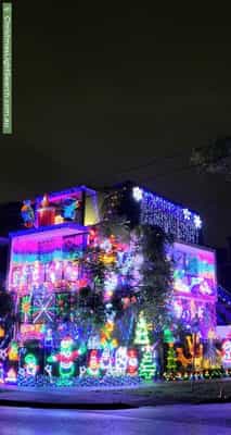 Christmas Light display at 48 Beauchamp Road, Hillsdale