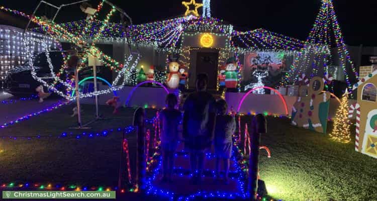 Christmas Light display at 69 Coogee Road, Munster