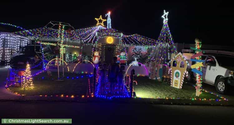 Christmas Light display at 69 Coogee Road, Munster