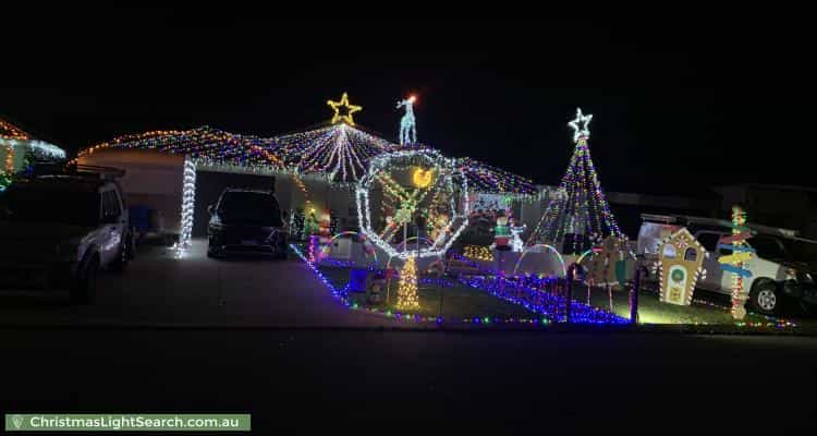 Christmas Light display at 69 Coogee Road, Munster