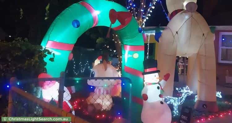 Christmas Light display at 25 Blake Road, Elizabeth South