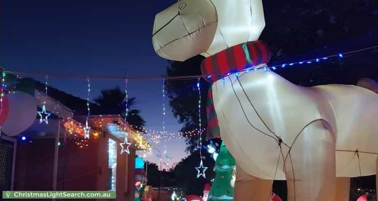Christmas Light display at 25 Blake Road, Elizabeth South