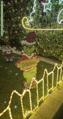 Christmas Light display at 13 Carissa Drive, Botanic Ridge