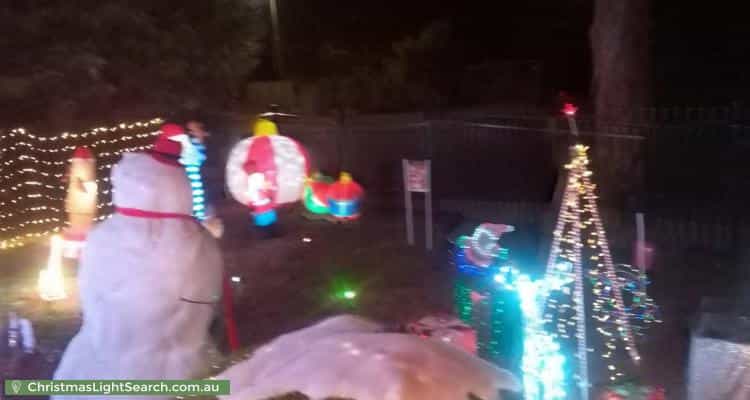 Christmas Light display at 7 Paul Court, Christie Downs