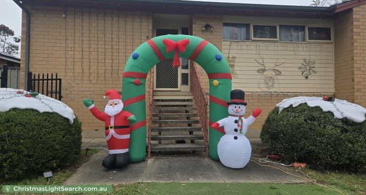Christmas Light display at 7 Paul Court, Christie Downs