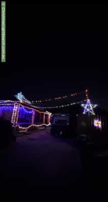 Christmas Light display at 7 Chapman Street, Blackwood