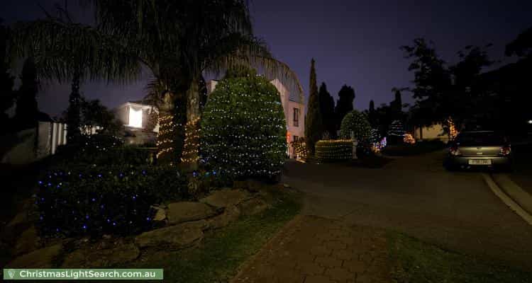 Christmas Light display at  Harbour Drive, Gulfview Heights