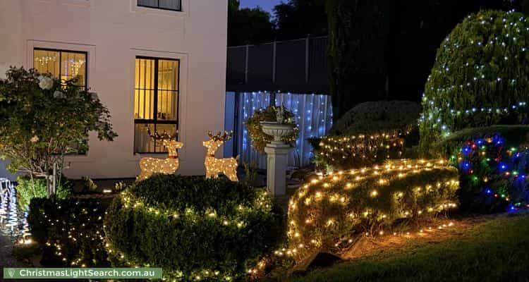 Christmas Light display at  Harbour Drive, Gulfview Heights