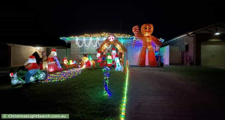 Christmas Light display at 73 Hindmarsh Street, Cranebrook